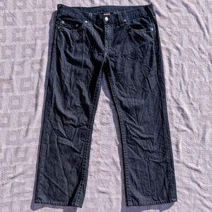 True Religion Bobby Jeans Mens 40x30 Dark Indigo Vintage Made in USA